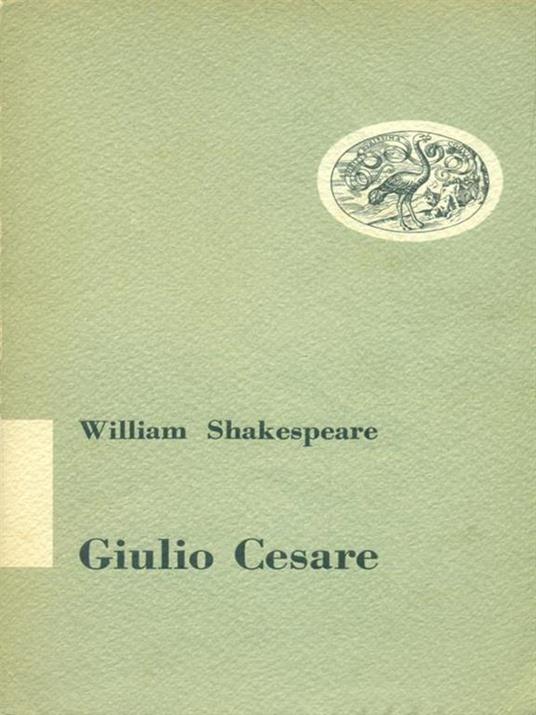 Giulio Cesare - William Shakespeare - copertina