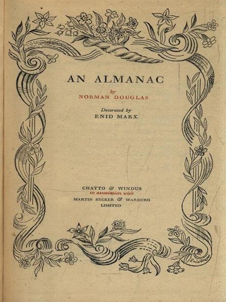 An Almanac - Norman Douglas - 3