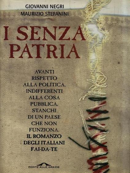 I senzapatria - Giovanni Negri - copertina