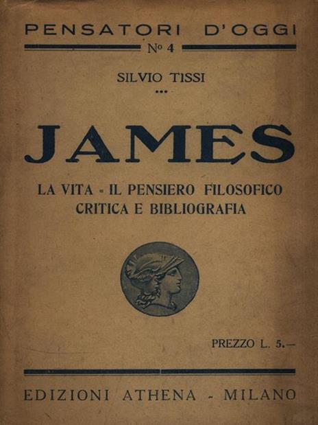 James - Silvio Tissi - copertina