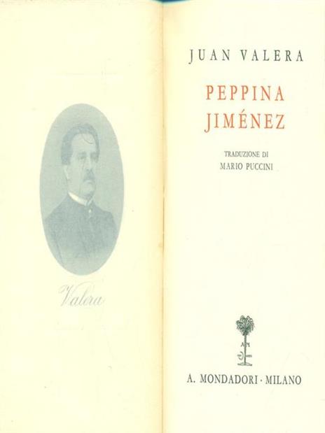   Peppina Jimenez - Juan Valera - copertina