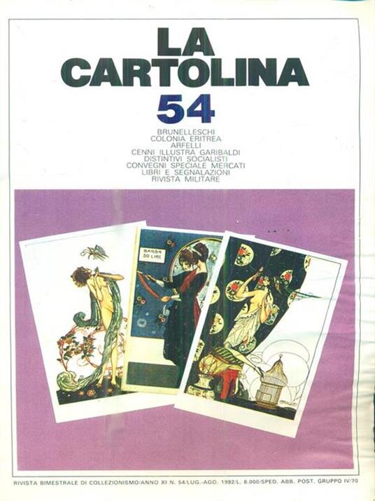 La cartolina n. 54/lug-ago 1992 - 2