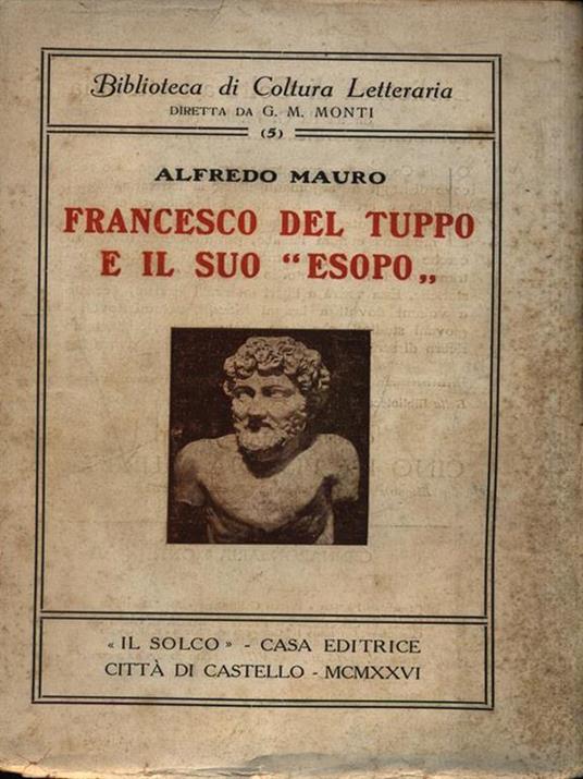 Francesco del Tuppo e il suo Esopo - Alfredo Mauro - copertina