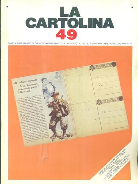 La cartolina n. 49/ set-ott 1991 - 2