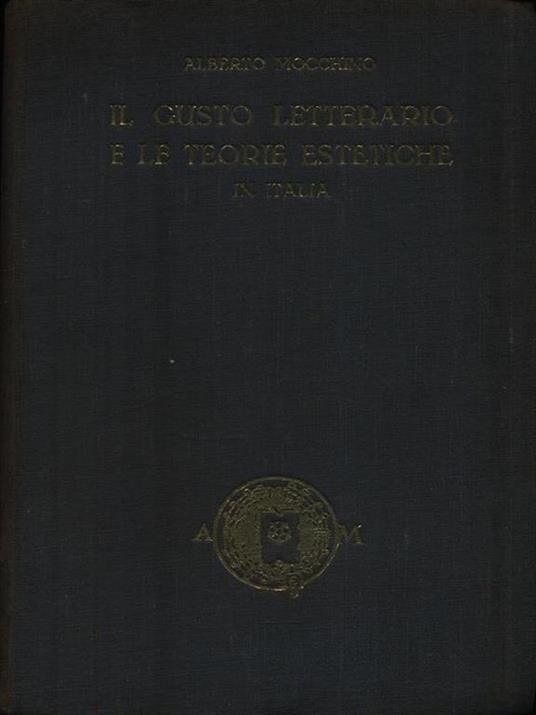 Il gusto letterario e le teorie estetiche - Alberto Mocchino - copertina