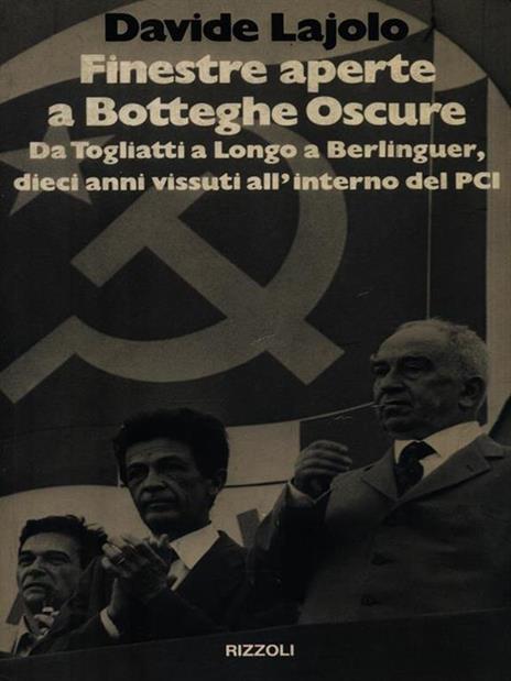 Finestre apere a Botteghe Oscure - Davide Lajolo - copertina