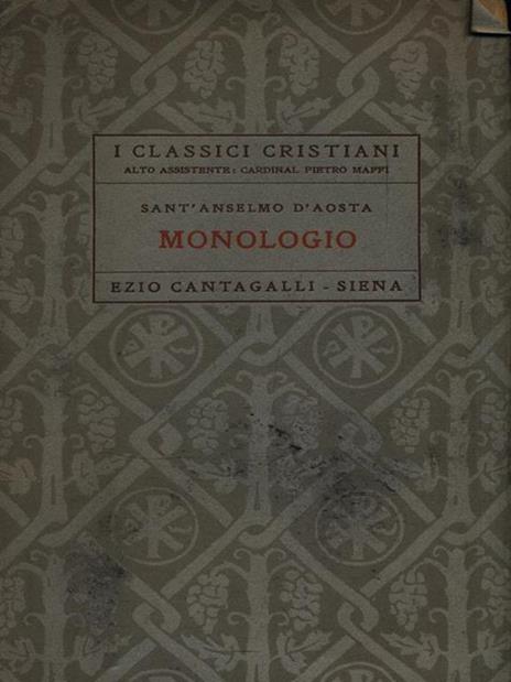   Monologio - Anselmo d'Aosta (sant') - 3