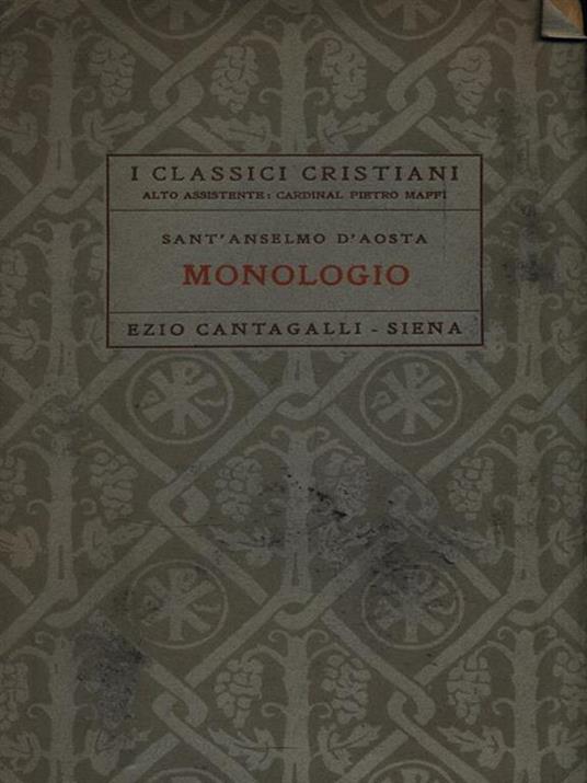   Monologio - Anselmo d'Aosta (sant') - 3