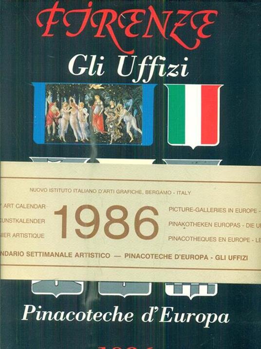 Calendario artistico 1986 - 2