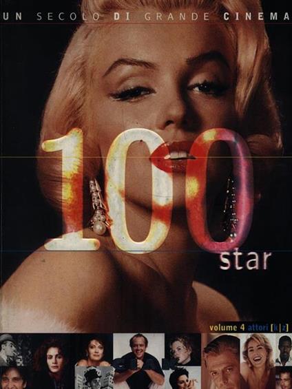100 star. Volume 4 attori (k/z) - copertina