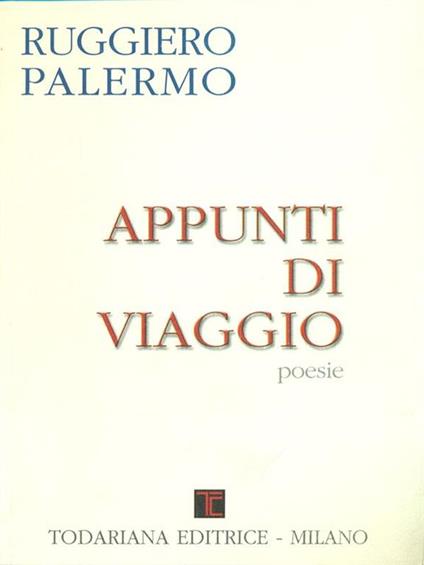 Appunti di viaggio - Ruggiero Palermo - copertina