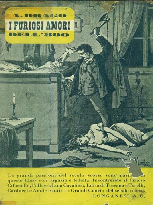 I furiosi amori dell'800 - Antonietta Drago - copertina