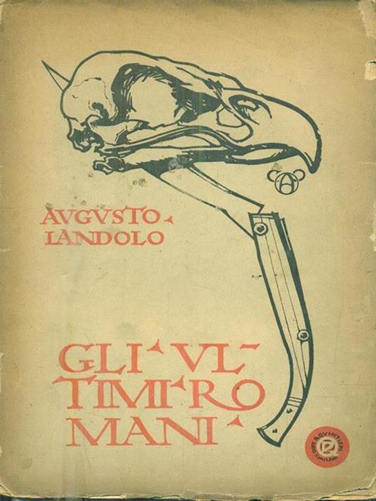 Gli  ultimi romani - Augusto Jandolo - copertina