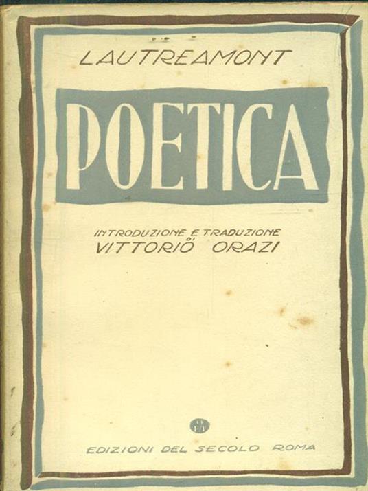 Poetica - copertina