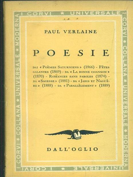   Poesie - Paul Verlaine - copertina