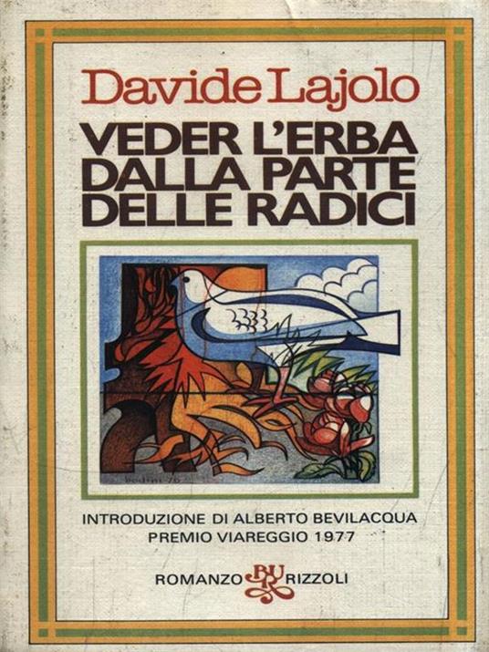 Veder l'erba dalla parte delle radici - Davide Lajolo - copertina