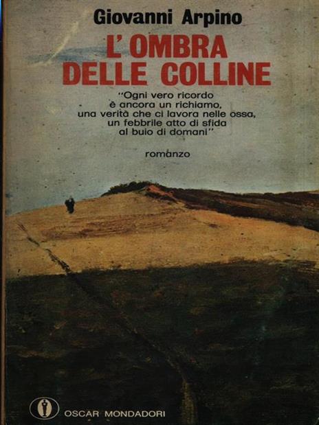 L' ombra delle colline - Giovanni Arpino - copertina