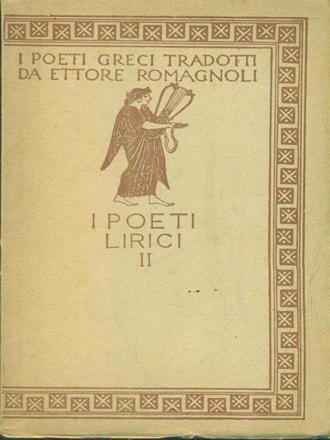 I poeti lirici vol.2 - Ettore Romagnoli - copertina