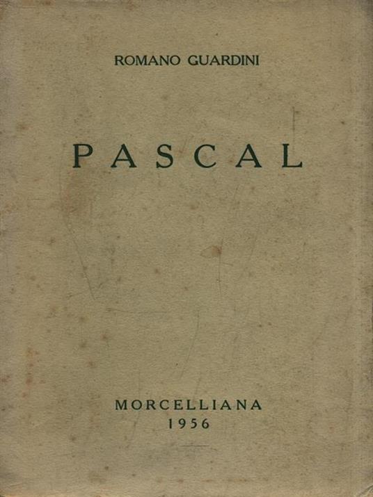   Pascal - Romano Guardini - copertina