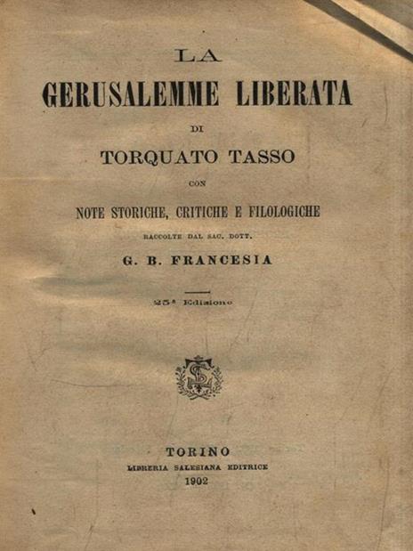 La Gerusalemme liberata - Torquato Tasso - 3