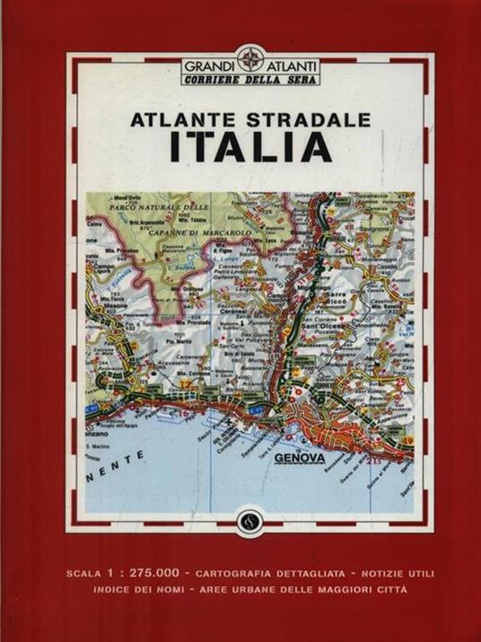 Atlante stradale Italia scala 1:275 000 - copertina