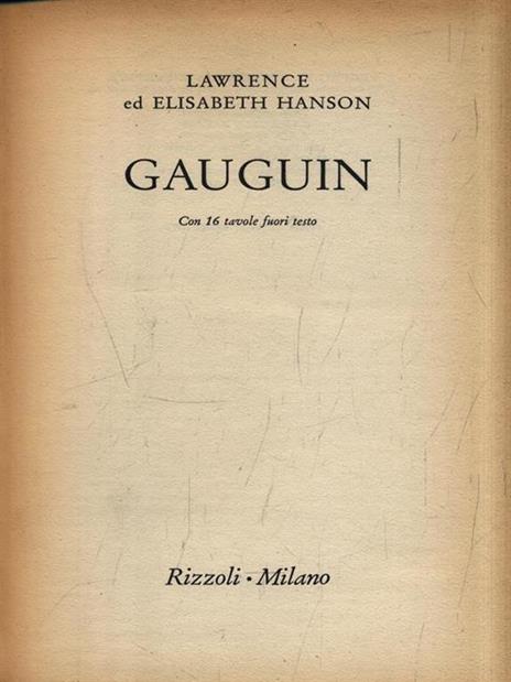 Gauguin - Lawrence Hanson - 3