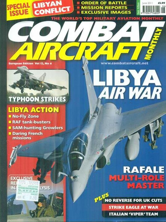 Combact Aircraft Monthly/ Vol 12-n.6. June 2011 - copertina