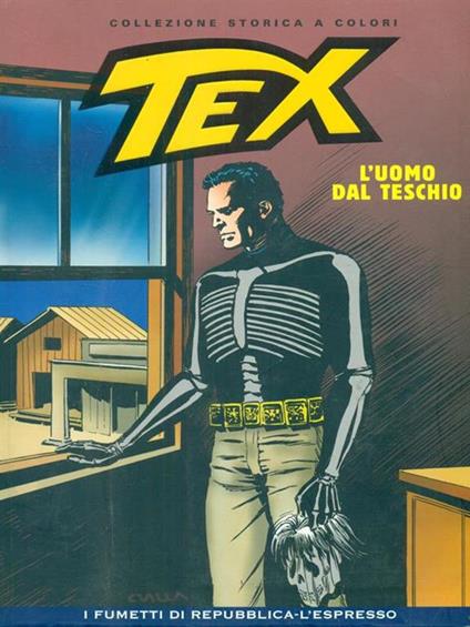 Tex 21 L'uomo dal teschio - Gianluigi Bonelli - copertina