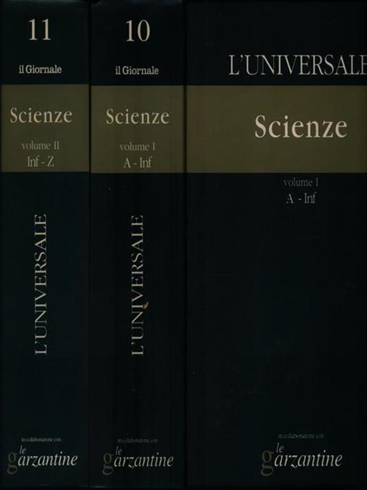 L' Universale Scienze. 2 Volumi - copertina