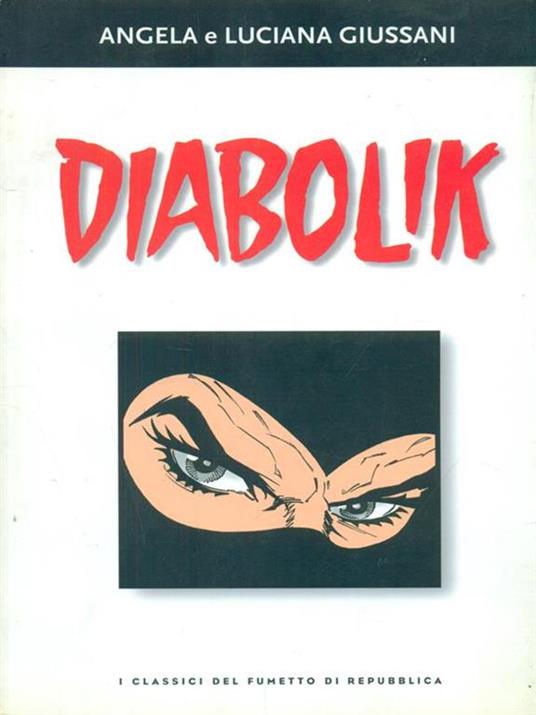 Diabolik - Angela Giussani - copertina