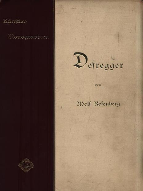 Defregger - Adolf Rosenberg - copertina