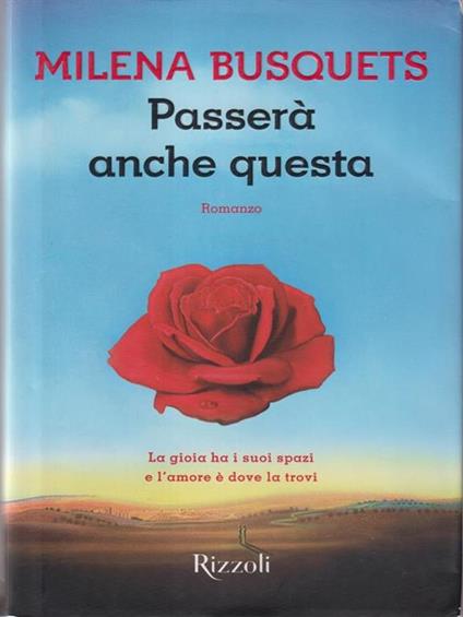 Passerà anche questa - Milena Busquets - copertina