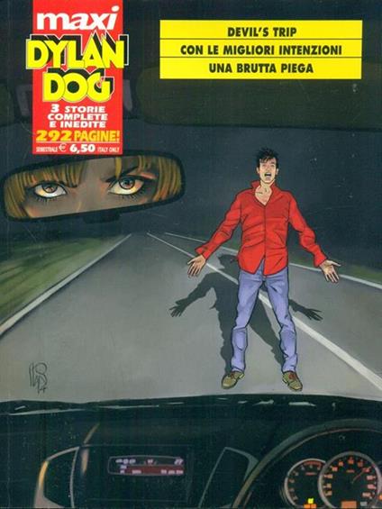 Maxi Dylan Dog Devil's trip Con le migliori intenzioni Una brutta piega - copertina