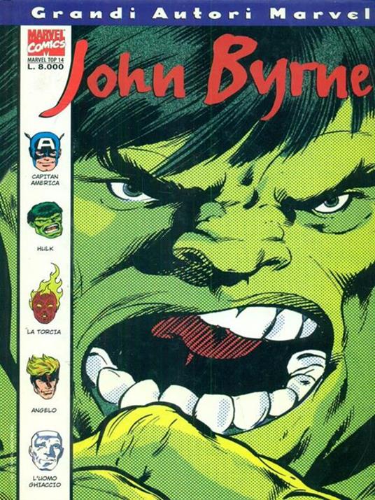 Grandi autori Marvel John Byrne - copertina