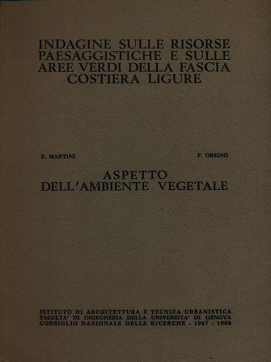 Aspetto dell'ambiente vegetale - E. Martini - 2