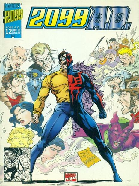 2099 A.D. n. 12. Novembre 1996 - copertina