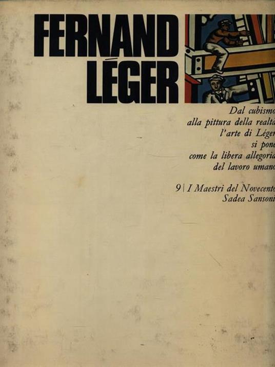 Fernand Léger - Andrè Verder - copertina