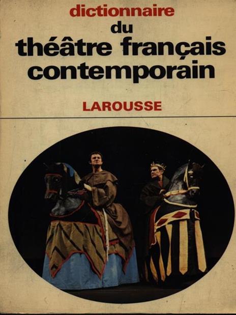 Dictionnaire du theatre francais contemporain - Alfred Simon - copertina