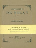 L' insurrection de Milan en 1848