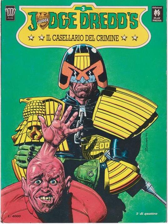 Judge Dredd's 3 - copertina