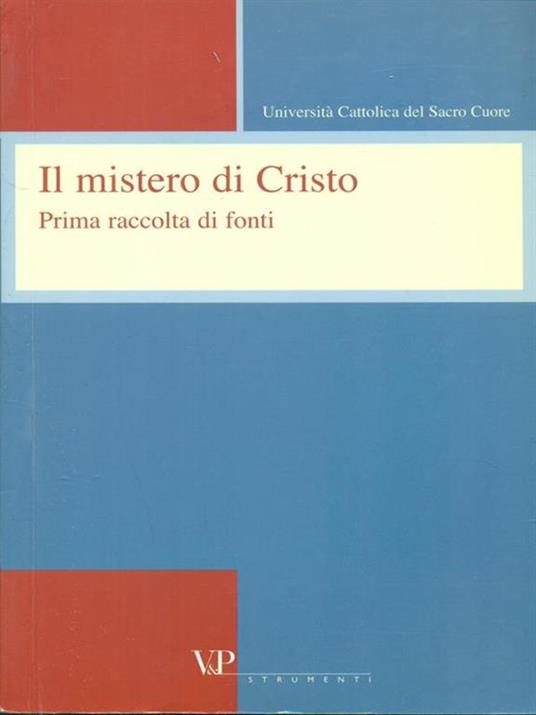 Il pensiero di Cristo - copertina