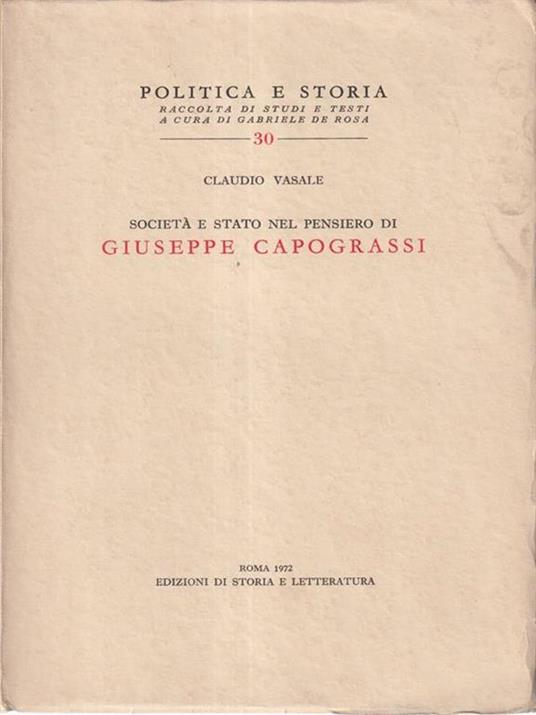 Società e Stato nel pensiero di Giuseppe Capograssi - Claudio Vasale - 3