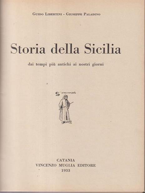 Storia della Sicilia - Guido Libertini - 2