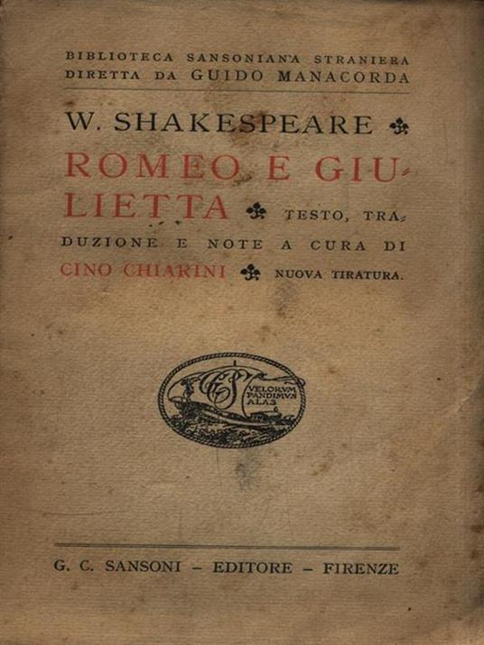 Romeo e Giulietta - William Shakespeare - 3