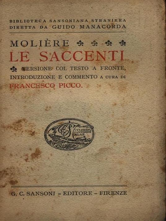 Le saccenti - Molière - 3