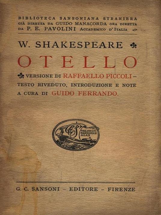 Otello - William Shakespeare - 2