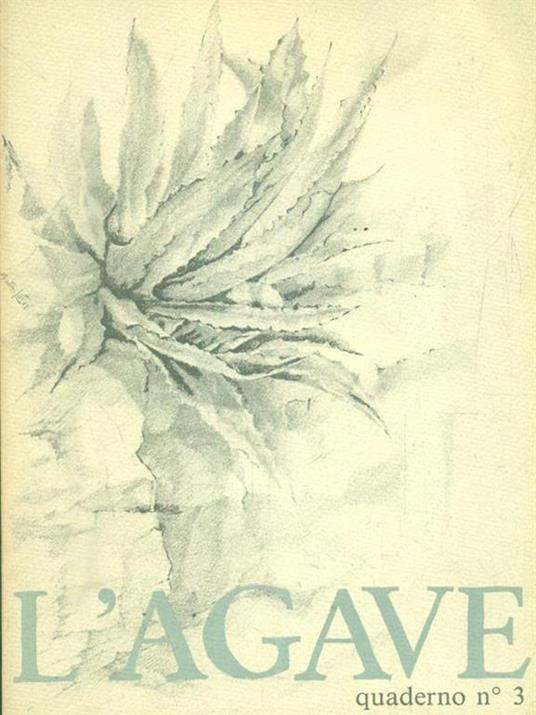 L' agave. n. 3 - copertina