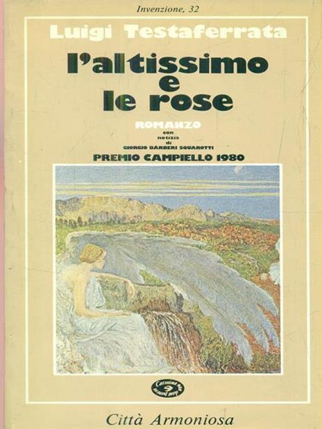 L' altissimo e le rose - Luigi Testaferrata - copertina