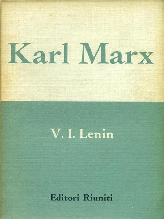 Karl Marx riuniti - Lenin - copertina