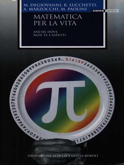 Matematica per la vita - copertina